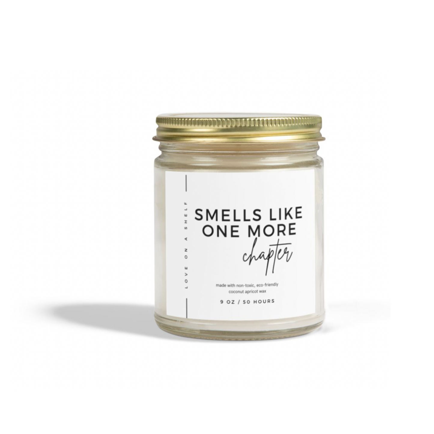 Smells Like One More Chapter Candle