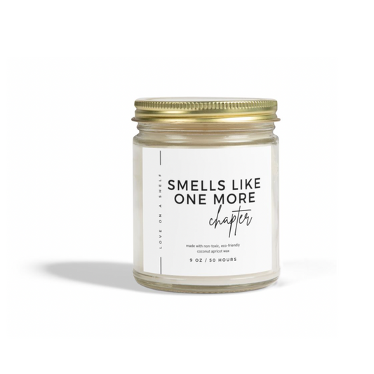 Smells Like One More Chapter Candle