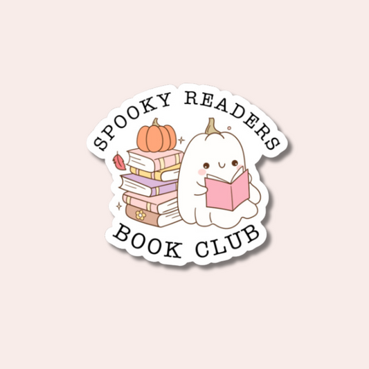 Spooky Readers Book Club Sticker