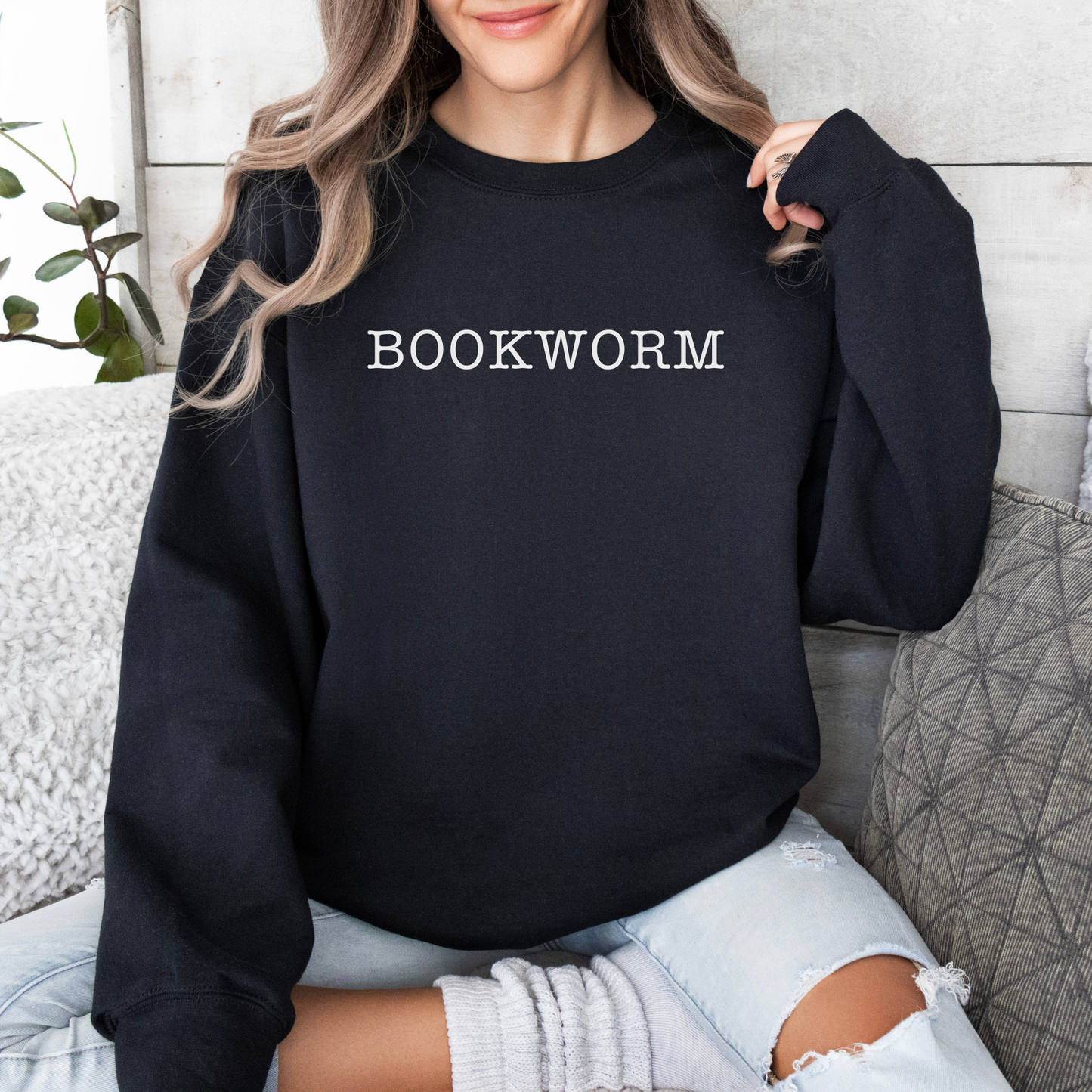 Bookworm Typewriter Sweatshirt