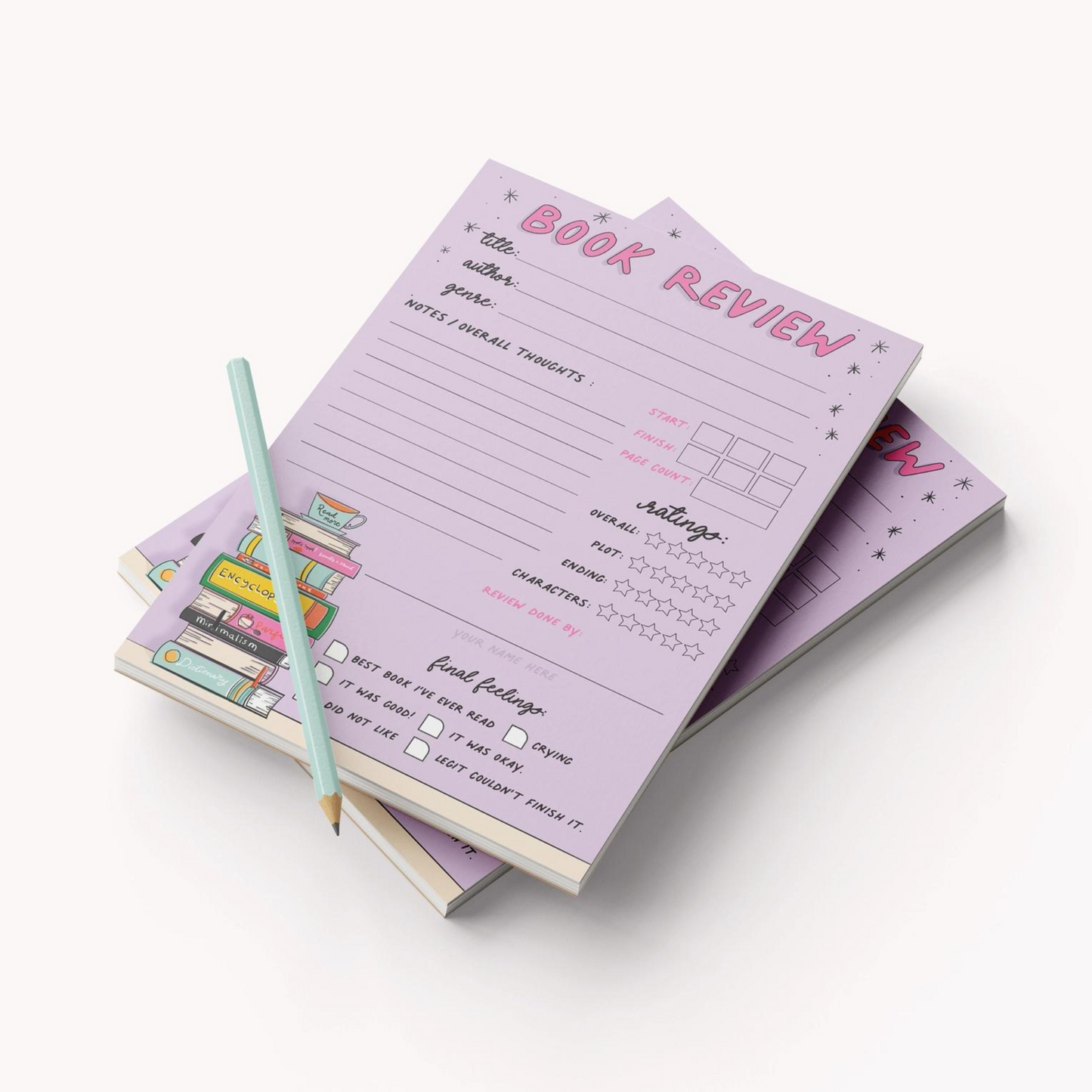 *PRE-ORDER* Book Review Notepad