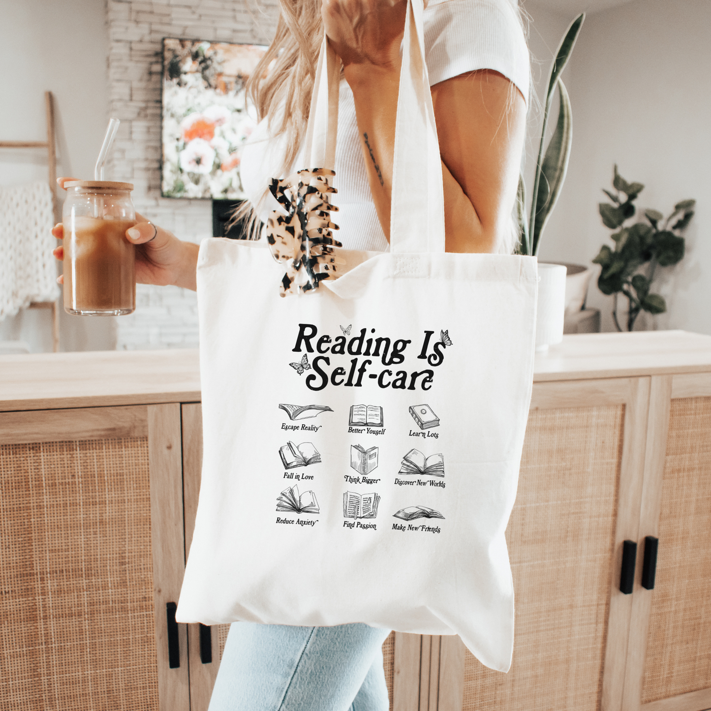 Reading Is Self Care Tote