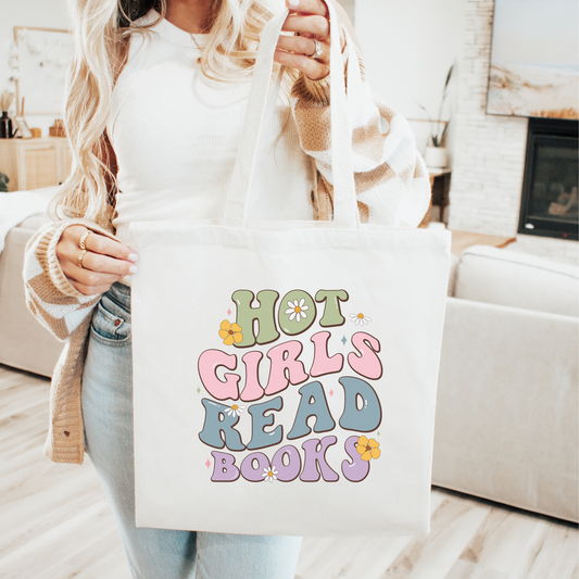 Hot Girls Read Books Tote