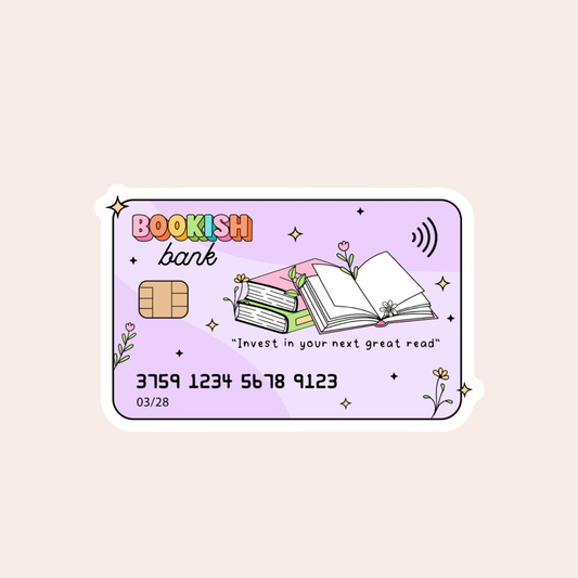 Book Bank Card Sticker